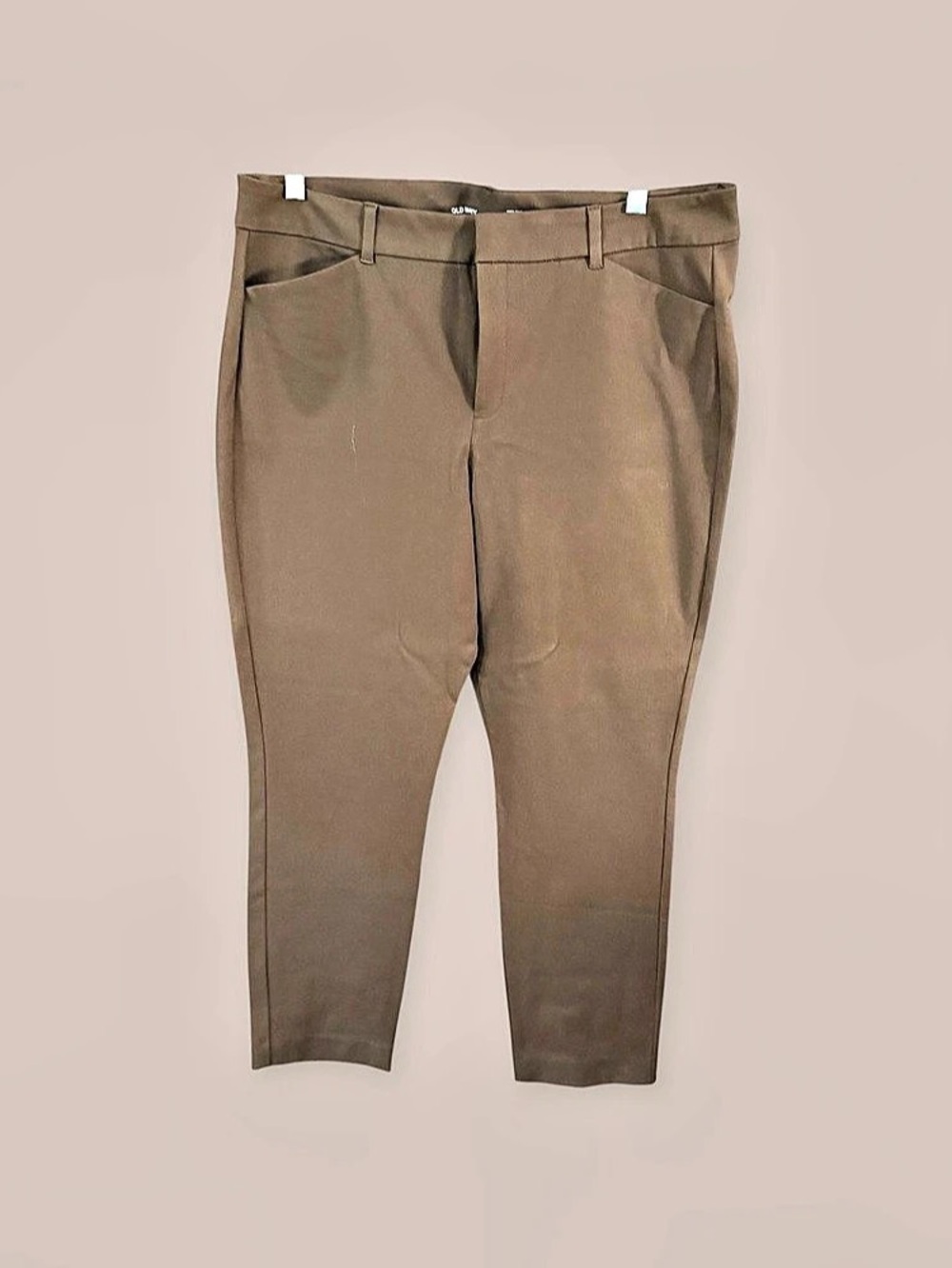 Old Navy High-Waisted Pixie Skinny Ankle Pants Brown Size 16